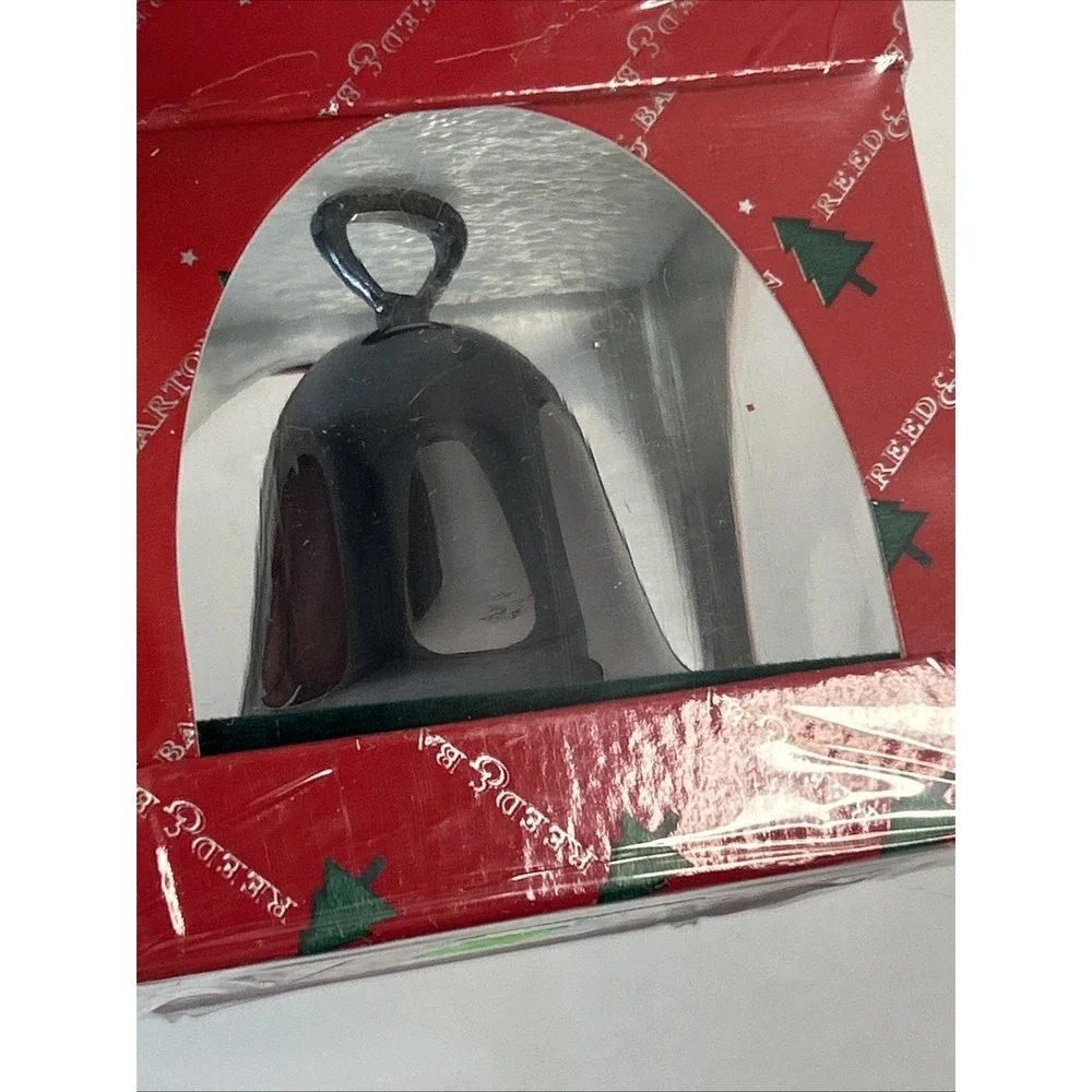 Reed‎ And Barton 1995 Silver Plated Christmas Bell New In Box